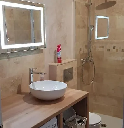Grand Studio Climatise Proche Plages Juan Les Pins Apartment